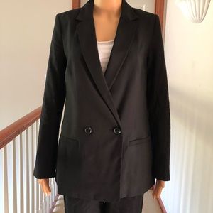 Long black blazer
